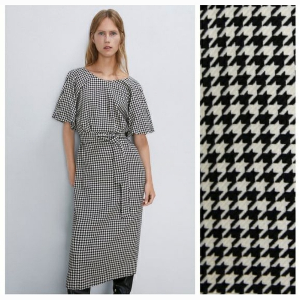 ZARA BELTED DRESS SIZE M